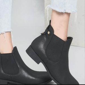 Ankle Black Boots, Women's